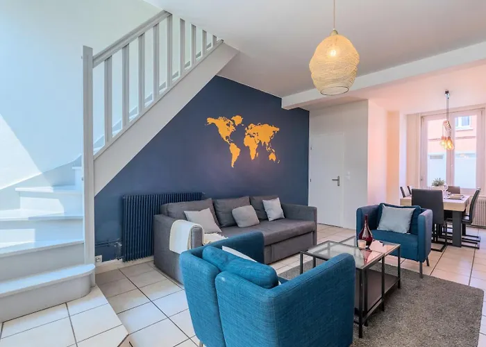 4 Bedroom & 4 Bathroom House Close To Parc Barbieux